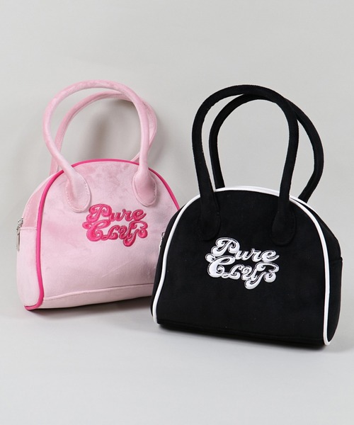 SPINNS（スピンズ）の「PUREロゴ ファーボストンバッグ（ボストン