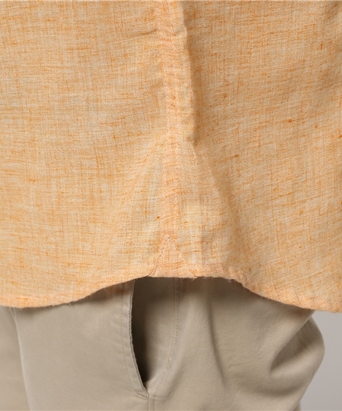 OUTLET(アウトレット)の「【CIAOPANIC TYPY】麻ポリボタンダウンシャツ(シャツ/ブラウス・メンズ・イエロー・MEDIUM/LARGE/SMALL)」の9枚目の写真