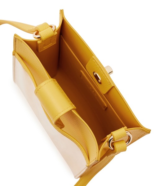 VIS（ビス）の「【新色】バッククリアーポケットマルチショルダーバッグ（ショルダーバッグ・レディース・ブラック/レッド/オフホワイト/イエロー/ダークパープル/ブルー/グリーン/ピンク系その他2・FREE）」の12枚目の写真