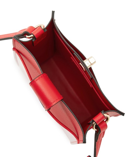 VIS（ビス）の「【新色】バッククリアーポケットマルチショルダーバッグ（ショルダーバッグ・レディース・ブラック/レッド/オフホワイト/イエロー/ダークパープル/ブルー/グリーン/ピンク系その他2・FREE）」の10枚目の写真