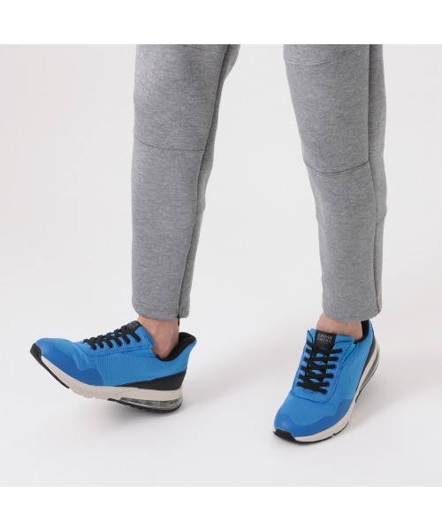 CEDAR CREST（セダークレスト ）の「スパットシューズ（エア入りソールタイプ）防水 手を使わずに履ける 【24.5cm～28.0cm】（スニーカー・メンズ・ブラック/ネイビー/ブラック×ホワイト/グリーン/ホワイト×ブラック/ライトグレー/マルチ/ブルー・24.5cm/25.0cm/25.5cm/26.0cm/26.5cm/27.0cm/27.5cm/28.0cm）」の15枚目の写真