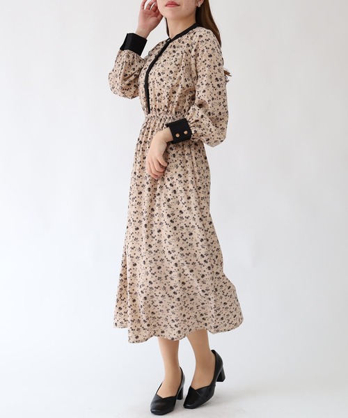 ASTORIA ODIER(アストリアオディール)の「配色使いアソートワンピース(ワンピース・レディース・ブラウン/ラベンダー/ブラック/モカ/ホワイト・LARGE/MEDIUM)」の15枚目の写真