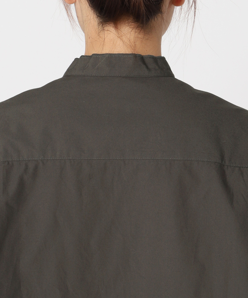 CITYSHOP TUCK DRESS SHIRTS ストライプ バンドカラー CITYSHOP TUCK DRESS SHIRTS ストライプ バンドカラー CITYSHOP