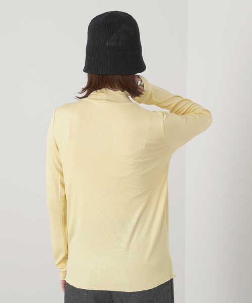 N.（N. Natural Beauty Basic）（エヌエヌナチュラルビューティーベーシック）の「◆ボトルネックカットソー（Tシャツ/カットソー・レディース・ブラック/オフホワイト/イエロー・MEDIUM）」の20枚目の写真