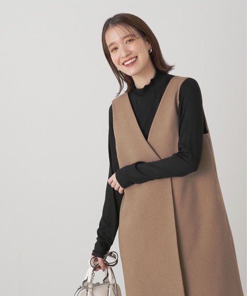 N.（N. Natural Beauty Basic）（エヌエヌナチュラルビューティーベーシック）の「◆ボトルネックカットソー（Tシャツ/カットソー・レディース・ブラック/オフホワイト/イエロー・MEDIUM）」の15枚目の写真