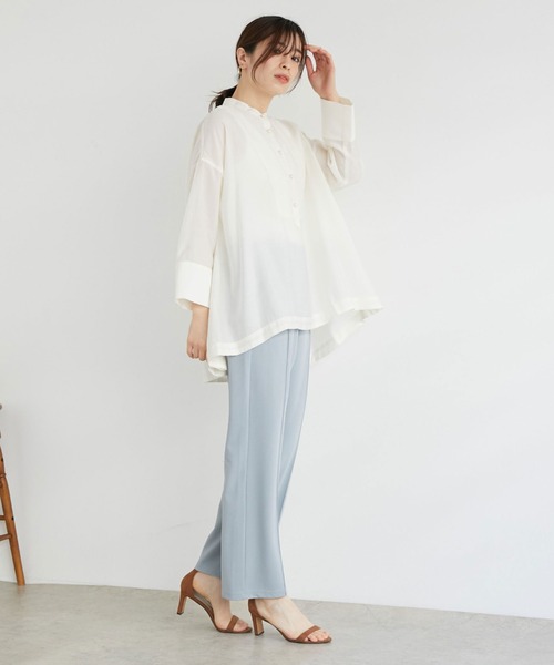 Doux archives（ドゥアルシーヴ）の「カラージョーゼットパンツ（その他パンツ・レディース・ブラック/グレー/ブルー/ラベンダー・FREE）」の19枚目の写真