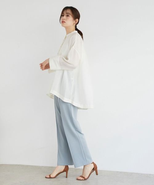 Doux archives（ドゥアルシーヴ）の「カラージョーゼットパンツ（その他パンツ・レディース・ブラック/グレー/ブルー/ラベンダー・FREE）」の21枚目の写真