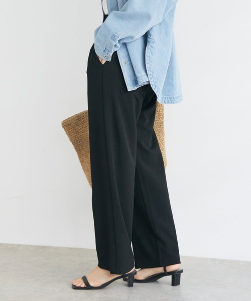 Doux archives（ドゥアルシーヴ）の「カラージョーゼットパンツ（その他パンツ・レディース・ブラック/グレー/ブルー/ラベンダー・FREE）」の8枚目の写真