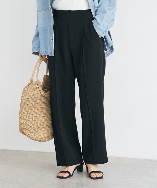 Doux archives（ドゥアルシーヴ）の「カラージョーゼットパンツ（その他パンツ・レディース・ブラック/グレー/ブルー/ラベンダー・FREE）」の10枚目の写真