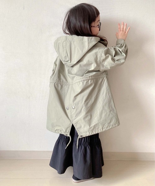 CIAOPANIC TYPY（チャオパニックティピー）の「【KIDS】シャーリングロングスカート（スカート・キッズ・ブラック/ホワイト・XXL/S/M/L/XL）」の19枚目の写真