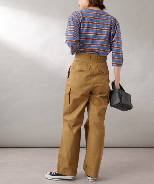 GEVACO(ゲバコ)の「【2/23 ヒルナンデスOA 放映アイテム】【GEVACO/ゲバコ】リップストップM-47カーゴパンツ(カーゴパンツ・レディース・カーキ/ベージュ・MEDIUM)」の16枚目の写真