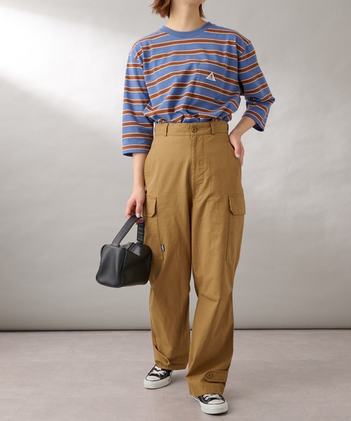 GEVACO(ゲバコ)の「【2/23 ヒルナンデスOA 放映アイテム】【GEVACO/ゲバコ】リップストップM-47カーゴパンツ(カーゴパンツ・レディース・カーキ/ベージュ・MEDIUM)」の15枚目の写真