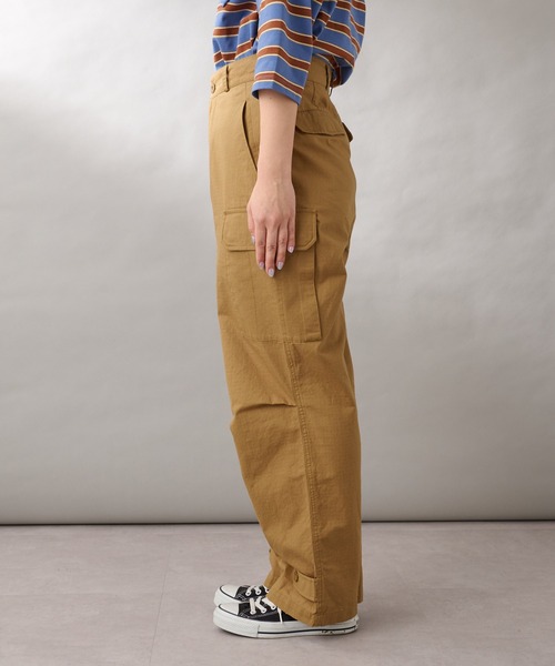 GEVACO(ゲバコ)の「【2/23 ヒルナンデスOA 放映アイテム】【GEVACO/ゲバコ】リップストップM-47カーゴパンツ(カーゴパンツ・レディース・カーキ/ベージュ・MEDIUM)」の19枚目の写真