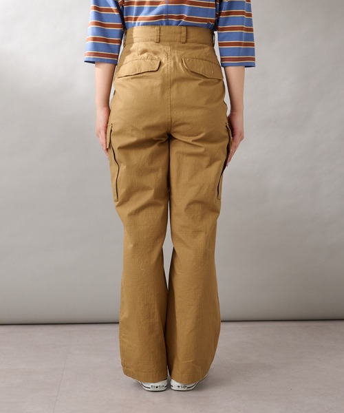 GEVACO(ゲバコ)の「【2/23 ヒルナンデスOA 放映アイテム】【GEVACO/ゲバコ】リップストップM-47カーゴパンツ(カーゴパンツ・レディース・カーキ/ベージュ・MEDIUM)」の20枚目の写真