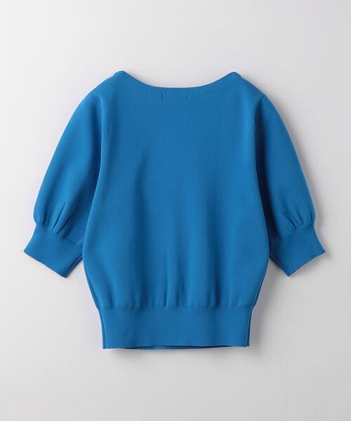 【美品】グリーンレーベルリラクシング フォルム ニット プルオーバー レッド green label relaxing（グリーンレーベルリラクシング）の