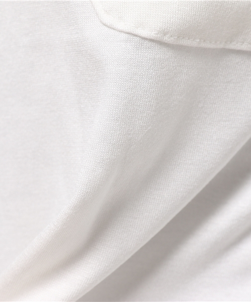 mystic（ミスティック）の「袖ロールアップティー（Tシャツ/カットソー・レディース・グレー/ブラック/オフホワイト・ﾌﾘ-）」の4枚目の写真