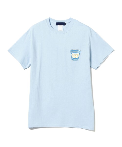 BEAMS T（ビームスティー）の「PUTS × BEAMS T / FLOWER T-SHIRT by Winiche & Co.（Tシャツ/カットソー・メンズ・ライトブルー/ホワイト・LARGE/X-LARGE/XX-LARGE/MEDIUM）」の15枚目の写真