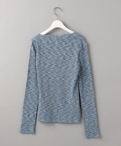 BEAUTY&YOUTH UNITED ARROWS(ビューティーアンドユースユナイテッドアローズ)の「コットンテレコ カスリ リブカットソー(Tシャツ/カットソー・レディース・ピンク/ターコイズブルー・FREE)」の12枚目の写真