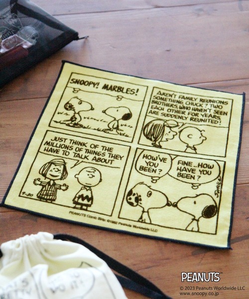 LEPSIM(レプシィム)の「【PEANUTS】タオルハンカチ 177722(ハンカチ/ハンドタオル・レディース・ホワイト/イエロー/ライトグリーン/グレー・ONE SIZE)」の4枚目の写真