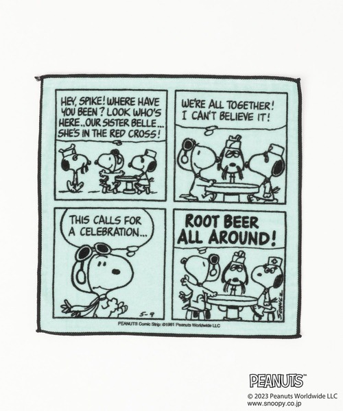 LEPSIM(レプシィム)の「【PEANUTS】タオルハンカチ 177722(ハンカチ/ハンドタオル・レディース・ホワイト/イエロー/ライトグリーン/グレー・ONE SIZE)」の8枚目の写真
