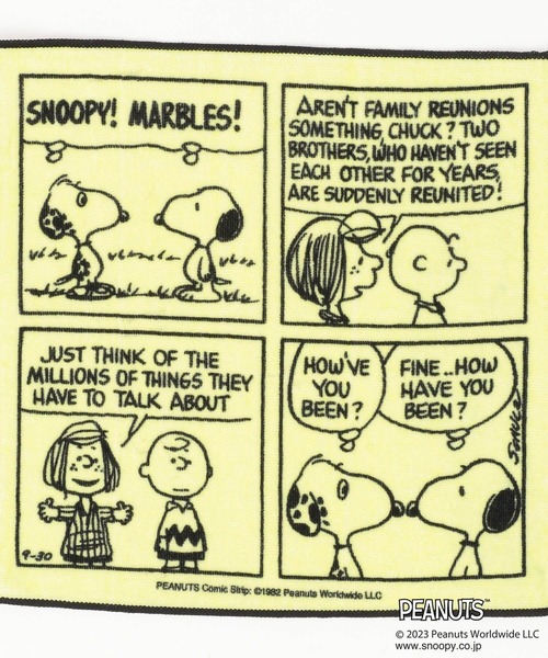 LEPSIM(レプシィム)の「【PEANUTS】タオルハンカチ 177722(ハンカチ/ハンドタオル・レディース・ホワイト/イエロー/ライトグリーン/グレー・ONE SIZE)」の7枚目の写真