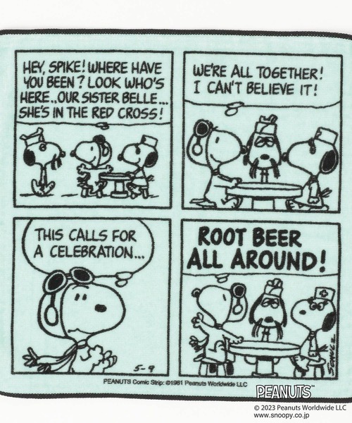 LEPSIM(レプシィム)の「【PEANUTS】タオルハンカチ 177722(ハンカチ/ハンドタオル・レディース・ホワイト/イエロー/ライトグリーン/グレー・ONE SIZE)」の6枚目の写真