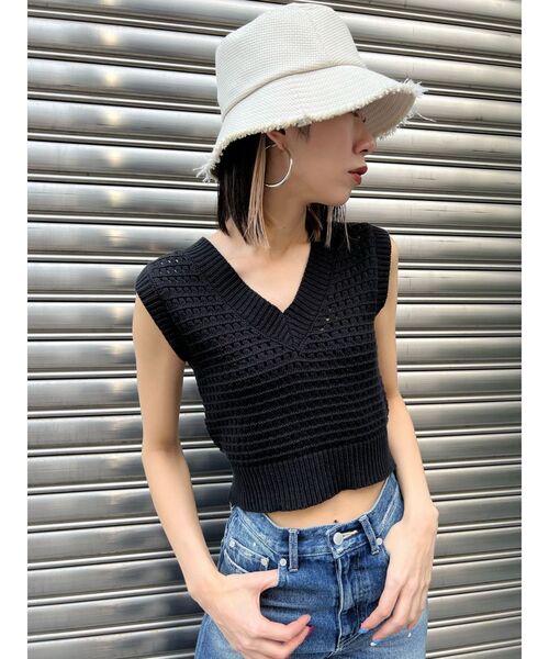 EMODA（エモダ）の「ローゲージツインニット（ニット/セーター・レディース・ブラック/グリーン/その他・FREE）」の8枚目の写真