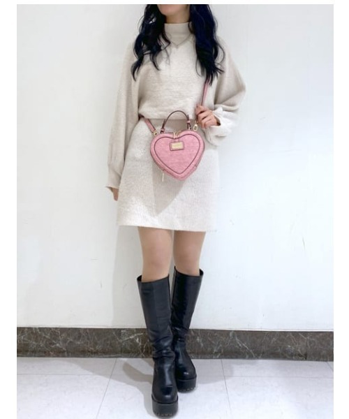 SAMANTHAVEGA（サマンサベガ）の「ハート型デニムショルダー