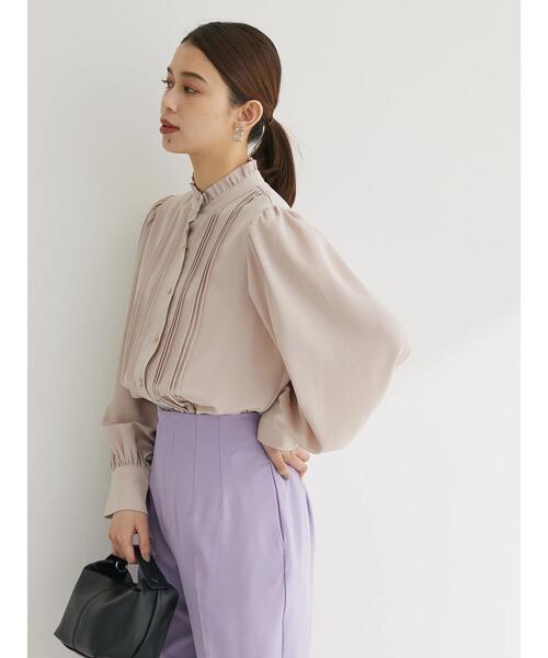 ELENCARE DUE(エレンカーレデュエ)の「・ELENCARE DUEピンタックカラーフリルブラウス(シャツ/ブラウス・レディース・ブラック/オフホワイト/ベージュ・FREE)」の21枚目の写真