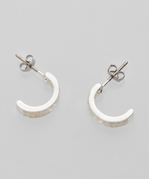 cloenc(クロエンス)の「【November】ストライプジルコンチタンピアス(ピアス(両耳用)・レディース・ゴールド/シルバー・00)」の4枚目の写真