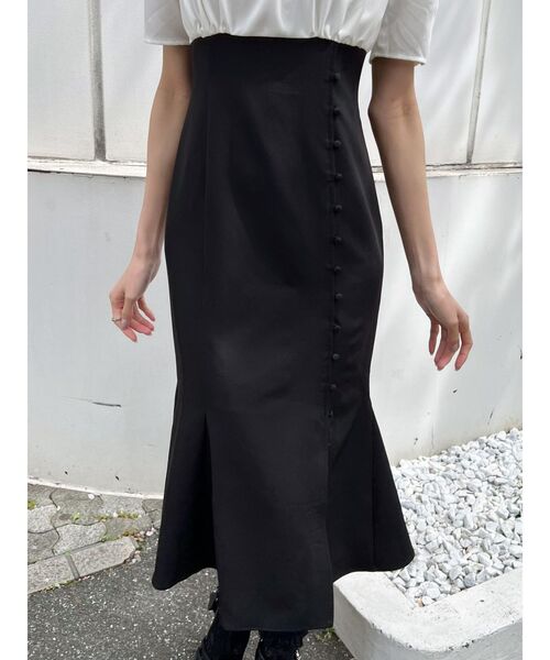 EATME(イートミー)の「スクエアネックドッキングワンピース(ワンピース・レディース・その他1/ピンク/オフホワイト・SMALL/MEDIUM)」の7枚目の写真