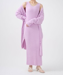 qumerry.（キュメリ）の「もこもこリブワンピース（ルームワンピース）」