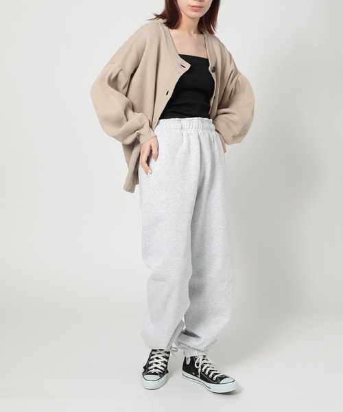 United Athle（ユナイテッドアスレ）の「流行りの空港コーデにも！【United Athle】12.0オンス ヘヴィーウェイト スウェットパンツ（裏起毛） 5765（スウェットパンツ・メンズ・ブラック/アッシュ・XL/L/M）」の4枚目の写真