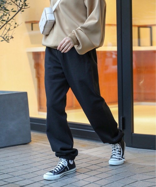 United Athle（ユナイテッドアスレ）の「流行りの空港コーデにも！【United Athle】12.0オンス ヘヴィーウェイト スウェットパンツ（裏起毛） 5765（スウェットパンツ・メンズ・ブラック/アッシュ・XL/L/M）」の11枚目の写真