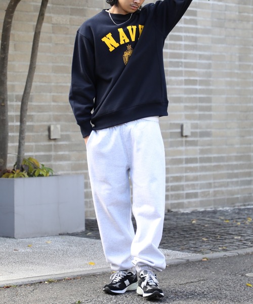 United Athle（ユナイテッドアスレ）の「流行りの空港コーデにも！【United Athle】12.0オンス ヘヴィーウェイト スウェットパンツ（裏起毛） 5765（スウェットパンツ・メンズ・ブラック/アッシュ・XL/L/M）」の17枚目の写真