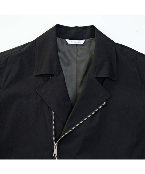 VICTIM(ヴィクティム)の「VICTIM ヴィクティム / BIG RIDERS JACKET セットアップビッグシルエットライダースジャケット / VTM-23-J-012(ライダースジャケット・メンズ・ブラウン/ブラック・MEDIUM/LARGE)」の8枚目の写真