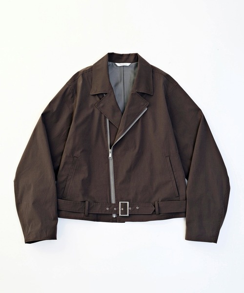 VICTIM(ヴィクティム)の「VICTIM ヴィクティム / BIG RIDERS JACKET セットアップビッグシルエットライダースジャケット / VTM-23-J-012(ライダースジャケット・メンズ・ブラウン/ブラック・MEDIUM/LARGE)」の13枚目の写真