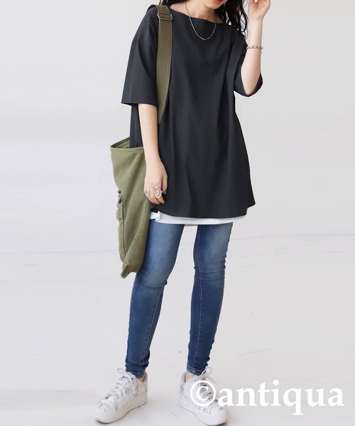 アンティカカットソー シームレスTシャツ（Tシャツ/カットソー）｜antiqua