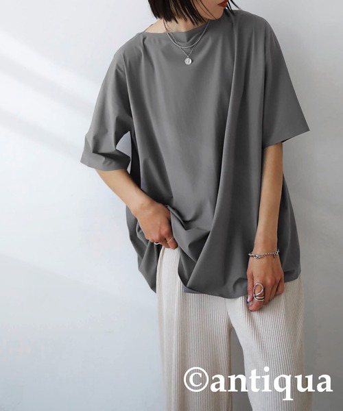 アンティカカットソー シームレスTシャツ（Tシャツ/カットソー）｜antiqua