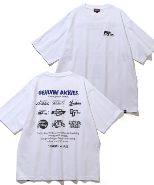 Dickies（ディッキーズ）の「【GENUINE DICKIES/ジェニュインディッキーズ】 刺繍＆プリント ショートスリーブ ビッグシルエットTシャツ（Tシャツ/カットソー・メンズ・グリーン/ホワイト/スミクロ/ブルーグリーン/ブラック系その他/グリーン系その他/ホワイト系その他2/ホワイト系その他/ブラック系その他2/ホワイト系その他4/ブラック系その他3/ブラック/ホワイト×グリーン/ブルー系その他/グリーン系その他2/マスタード/ホワイト×ネイビー/ホワイト系その他3/杢グレー/チャコールグレー/ブルー系1/ホワイト系4/グレー系1/ブラック系その他4/グリーン系1/ホワイト系3/ブルー系2/ブラック系その他5/ホワイト系2/ホワイト系1/グレー系5/グレー系4/グレー系3/グレー系2/ホワイト系5/ブラック系その他6/ホワイト系9/イエロー系その他/ブラック系1/ダークネイビー/ホワイト系6/ブルー系3/ホワイト系8/ダークブルー/ブラック系その他7/ブラック系/グリーン系その他3/ホワイト系7/ブラック系2/アッシュグレー/ブルー系4/グリーン系4/グリーン系5/ブラック系3/ブルー系5/グレー系6/グリーン系2/グレー系8/ブラック系4/グリーン系3/グレー系9/ホワイト系その他5/ブラック系5/ブルー系7/ブラック系6/ブラック系7/ブルー系8/ブルー系9/グレー系7/ブルー系6・XL/L/M）」の12枚目の写真