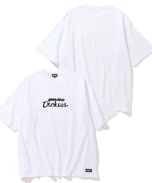 【GENUINE DICKIES/ジェニュインディッキーズ】 刺繍&プリント ショートスリーブ ビッグシルエットTシャツ