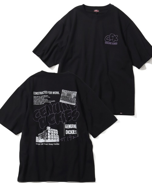 Dickies ディッキーズ Tシャツ 黒 セール】【GENUINE DICKIES/ジェニュインディッキーズ】 刺繍