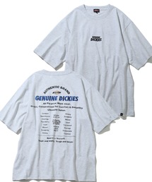 【GENUINE DICKIES/ジェニュインディッキーズ】 刺繍＆プリント ショートスリーブ ビッグシルエットTシャツ