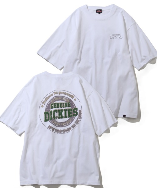 Dickies（ディッキーズ）の「【GENUINE DICKIES/ジェニュインディッキーズ】 刺繍＆プリント ショートスリーブ ビッグシルエットTシャツ（Tシャツ/カットソー・メンズ・グリーン/ホワイト/スミクロ/ブルーグリーン/ブラック系その他/グリーン系その他/ホワイト系その他2/ホワイト系その他/ブラック系その他2/ホワイト系その他4/ブラック系その他3/ブラック/ホワイト×グリーン/ブルー系その他/グリーン系その他2/マスタード/ホワイト×ネイビー/ホワイト系その他3/杢グレー/チャコールグレー/ブルー系1/ホワイト系4/グレー系1/ブラック系その他4/グリーン系1/ホワイト系3/ブルー系2/ブラック系その他5/ホワイト系2/ホワイト系1/グレー系5/グレー系4/グレー系3/グレー系2/ホワイト系5/ブラック系その他6/ホワイト系9/イエロー系その他/ブラック系1/ダークネイビー/ホワイト系6/ブルー系3/ホワイト系8/ダークブルー/ブラック系その他7/ブラック系/グリーン系その他3/ホワイト系7/ブラック系2/アッシュグレー/ブルー系4/グリーン系4/グリーン系5/ブラック系3/ブルー系5/グレー系6/グリーン系2/グレー系8/ブラック系4/グリーン系3/グレー系9/ホワイト系その他5/ブラック系5/ブルー系7/ブラック系6/ブラック系7/ブルー系8/ブルー系9/グレー系7/ブルー系6・XL/L/M）」の6枚目の写真