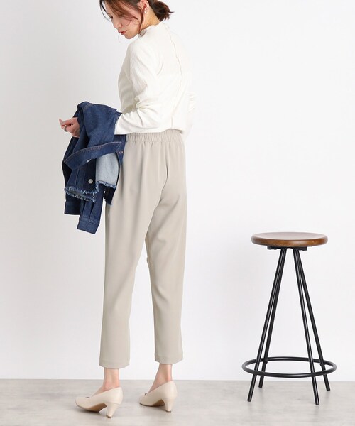 SHOO・LA・RUE（シューラルー）の「◆【SS-3L/親子リンク可能】テーパードパンツ（その他パンツ・レディース・ブルー/カーキ/ブラック/イエロー/ライトグレー・05/10/03/01/02/04）」の17枚目の写真