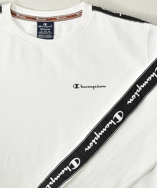 Champion(チャンピオン)の「【ヴィンテージ古着】Champion/チャンピオン ロゴ クルーネックスウェット(スウェット・メンズ・ホワイト・MEDIUM)」の1枚目の写真