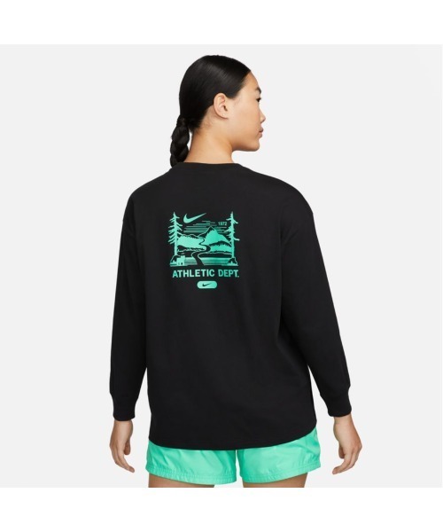 NIKE(ナイキ)の「NIKE/ナイキ AS W NSW LS TOP NCPS(Tシャツ/カットソー・レディース・ホワイト/ブラック・XL/M/S/L/2XL)」の5枚目の写真