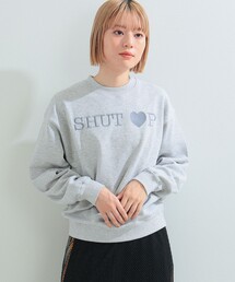 Ray BEAMS | CHARI&CO × Ray BEAMS / 別注 TONED SHUT HEART UP クルーネック スウェット(スウェット)