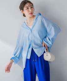 VICKY | 【ビッキー定番/今季注目トレンドのシアー素材】シアーシャツ《洗濯機で洗える》(シャツ/ブラウス)