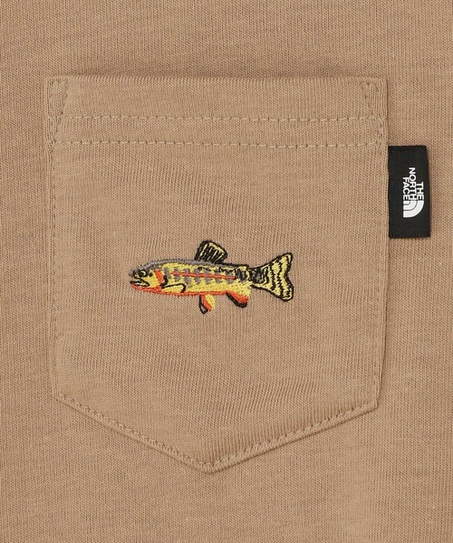 THE NORTH FACE(ザノースフェイス)の「【THE NORTH FACE(ザノースフェイス)】ポケットTシャツ(KIDS)(Tシャツ/カットソー・キッズ・ブラック/ベージュ/ホワイト・140cm/120cm/100cm/130cm/110cm/150cm)」の12枚目の写真